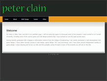 Tablet Screenshot of peterclain.com